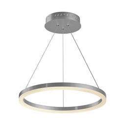 1-Ring LED Modern / Round Chandeliers, Dimmable, 38W, 3000K, 1512LM, Diameter 23.6''×71''