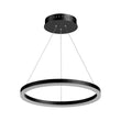 Load image into Gallery viewer, 1-Ring LED Modern / Round Chandeliers, Dimmable, 38W, 3000K, 1512LM, Diameter 23.6&#39;&#39;×71&#39;&#39;