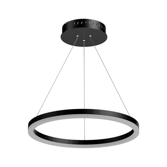 1-Ring LED Modern / Round Chandeliers, Dimmable, 38W, 3000K, 1512LM, Diameter 23.6''×71''