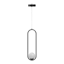 Load image into Gallery viewer,  Hanging Bell Pendant Lighting, 1-Light, 9W, 3000K Matte Black Body Finish Dimmable Chandelier Lights
