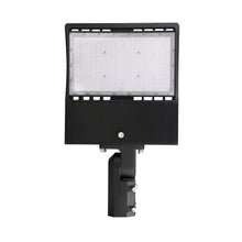 Load image into Gallery viewer, LED Parking Lot Lighting 150 Watt 5700K Black AM (Adjustable Mounting) Led Street Light Fixture