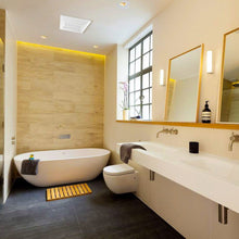 Load image into Gallery viewer, Ultra Quiet Bathroom Exhaust Fan w/ LED Light 4000K, 1000LM, 100 CFM, 0.8 Sones, Ceiling/Wall Mounted