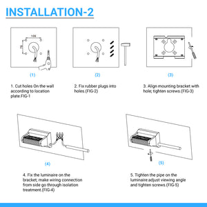 wall pack instructions