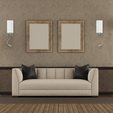 Load image into Gallery viewer, Modern LED Acrylic Wall Sconces Lighting, With LED 1W 1usb+1 Switch+1outletH2, Brushed Nickel Finish