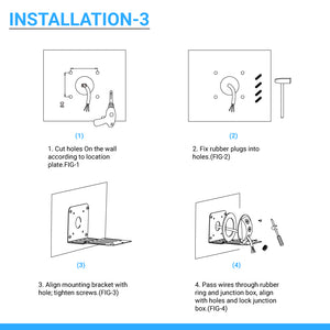 wall pack instructions