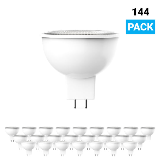 LED MR16 Bulbs 12 Volt 6.5 Watt - GU5.3 Dimmable Daylight White