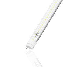 Load image into Gallery viewer, T8 4ft LED Tube/Bulb - 18W 2520 Lumens 5000K Clear, G13 Base, Single End Power - Ballast Bypass Fluorescent Replacement