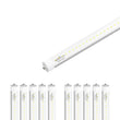 Load image into Gallery viewer, T8 8ft LED Tube/Bulb - 48W 6720 Lumens 5000K Clear, Single Pin, Double End Power - Ballast Bypass Fluorescent Replacement