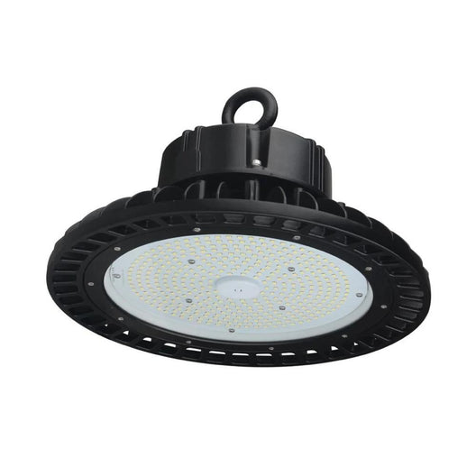 150W Black UFO LED High Bay Light, 5700K (Daylight White), 525 Watt Replacement, 21000lm, Dimmable, UL, DLC,