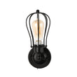 Load image into Gallery viewer, Wall Sconces and Wall Light Fixtures, Steel Birdcage, Matte Black Finish, E26 Base