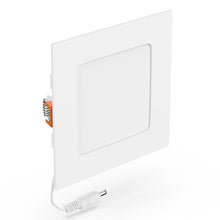 Load image into Gallery viewer, Square 6-Inch LED Recessed Lighting with Junction Box: 12W, 900LM, Suitable for Damp Locations, ETL and Energy Star Listed, Dimmable LED Downlight