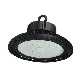 240W Black UFO LED High Bay Light, 4000K, 840 Watt Replacement, 34800lm, Dimmable, UL, DLC, Black