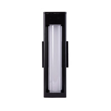 Load image into Gallery viewer, black-aluminum-led-outdoor-wall-cylinder-light