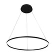 Load image into Gallery viewer, Indoor Modern LED Circular 1-Ring Chandelier, 56W, 3000K, 2462LM, Diameter 39.4&#39;&#39;×71&#39;&#39;, Dimmable, Ceiling Lights