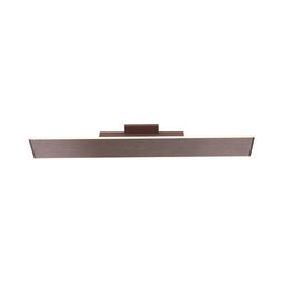 2-Lights, Indoor Rectangular LED Wall Sconce, 3000K, Dimmable, Brushed brown Body Finish