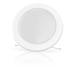 Round Surface Mount Disk Light: 5 in. and 6 in. LED Recessed Lighting, 15W, Triac Dimming, ETL and Energy Star Listed, Ideal for Family Rooms, Kitchens, Hallways, Basements