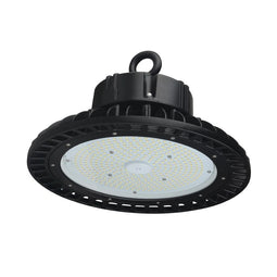 100W UFO High Bay LED Shop Lights: 4000K, 1-10V Dimmable, AC120-277V, UL and DLC Listed - Ideal for Commercial Warehouse, Workshop, Garage, and Factory Lighting Fixtures