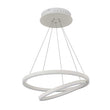 Load image into Gallery viewer, 2-Ring, 60W, 3000K, 2800LM, Circular LED Chandelier Lights, Dimmable, 3 Years Warranty