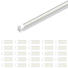 Load image into Gallery viewer, T8 4ft V Shape LED Tube 30W Integrated 6500K Clear, 3900 Lumens, No Ballast Required, LED Shop Lights - Garage Lighting