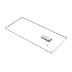 2x4 FT LED T-Bar Panel Light, 40W/50W/60W Wattage Adjustable, 3000K/4000K/5000K CCT Changeable, Dimmable, 6600LM, ETL & DLC Listed, Perfect For Offices, Schools, Hospitals