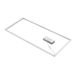 2x4 FT LED T-Bar Panel Light, 40W/50W/60W Wattage Adjustable, 3000K/4000K/5000K CCT Changeable, Dimmable, 6600LM, ETL & DLC Listed, Perfect For Offices, Schools, Hospitals