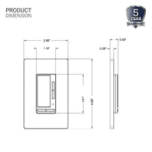 Load image into Gallery viewer, wireless-dimmer-manually-turn-on-off-and-dim-command