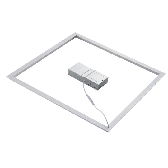 2x2 FT LED T-Bar Panel Light, 20W/30W/40W Wattage adjustable, 3000K/4000K/5000K CCT Changeable, 4800LM, >80 CRI, Dimmable, ETL, DLC Listed, For Offices, Schools, Hospitality, Retail