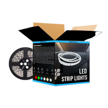 Load image into Gallery viewer, White LED Tape Light &amp; LED Strip Light, High-CRI, 12V, 260 Lumens/ft, IP20-(Indoor)