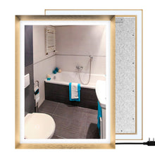 Load image into Gallery viewer, Bathroom Vanity LED Lighted Mirrors with Frame, CCT Remembrance, Defogger, Magnum Style