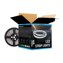 Load image into Gallery viewer, 12V Outdoor RGB LED Strip Lights, 126 Lumens/ft, Flexible Tape Lights w/ DC Connector