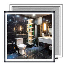 Load image into Gallery viewer, Bathroom Vanity LED Lighted Mirrors with Frame, CCT Remembrance, Defogger, Magnum Style