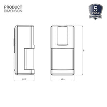 Load image into Gallery viewer, wireless-wall-mount-pir-occuancy-vcancy-sensor-with-switch-manually-turn-on-off-and-dim-command