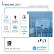 Load image into Gallery viewer, 4-Lights, Modern chandelier Lights, Clear Glass Kitchen Chandelier Lighting, Coffee Bar, E26 Base