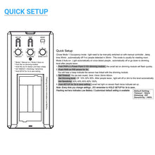 Load image into Gallery viewer, wireless-wall-mount-pir-occuancy-vcancy-sensor-with-switch-manually-turn-on-off-and-dim-command