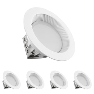 Commercial Grade 10-Inch LED Recessed Lighting: 40W, 3000LM, 5000K Daylight, with Junction Box, Dimmable, ETL and Energy Star Listed