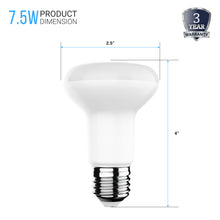 Load image into Gallery viewer, 5000K - R20/BR20 - LED Bulbs, 7.5Watts - 30 Watt Equivalent, Day Light White