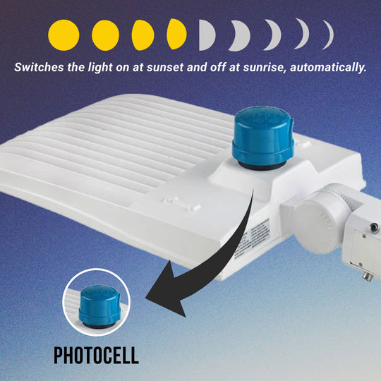 150W LED Pole Light with Photocell