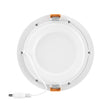 Load image into Gallery viewer, 6&quot; 12W LED Slim Panel Recessed Ceiling Light with Junction Box, Round