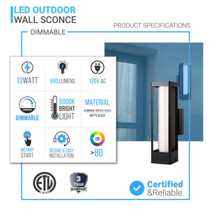 black-aluminum-led-outdoor-wall-cylinder-light