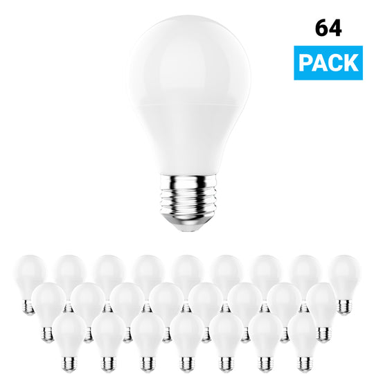 LED Light Bulb 4000K, A19 Dimmable, 9.8W, 800 Lumens, Energy Star (Cool White), (E26)