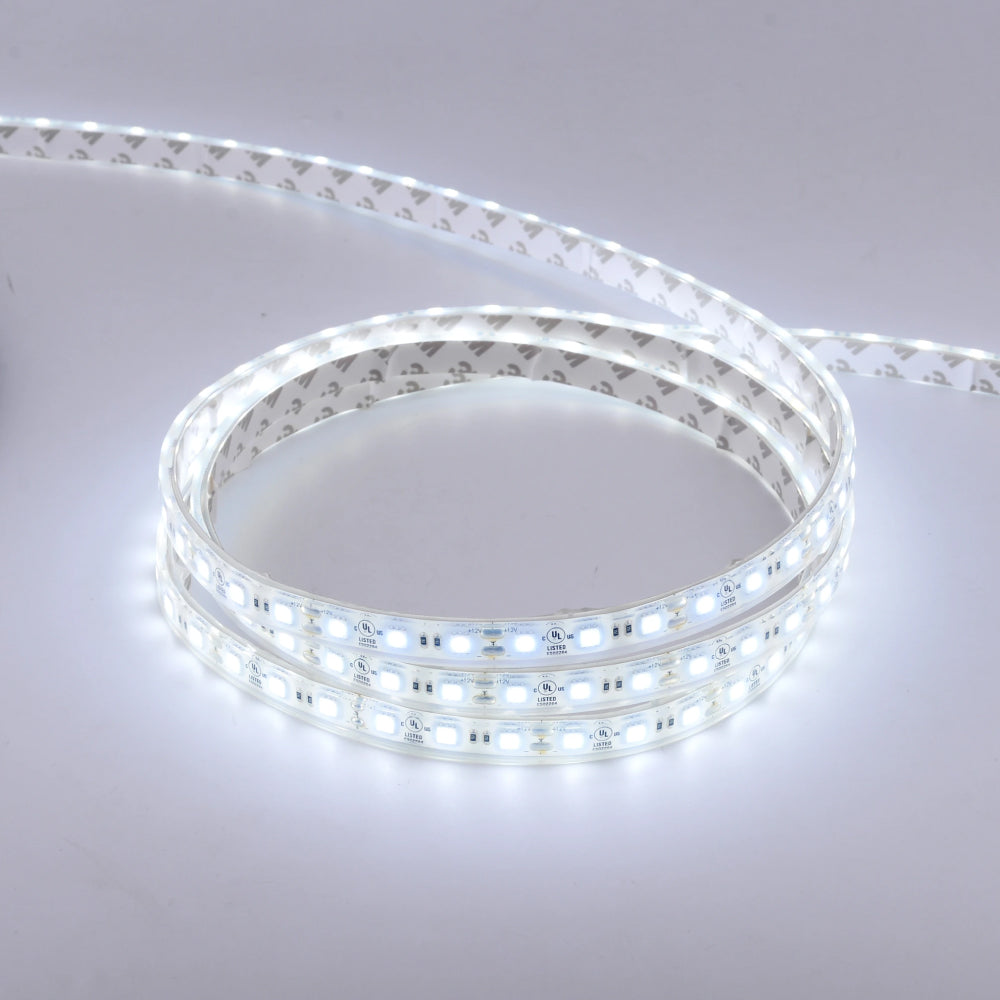LED Strip Light, Waterproof, 3000K (Soft White)/4000K (Cool White)/6500K (Crystal White), SMD 5050 - 12V - 378 Lumens/ft.
