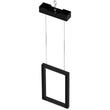 Load image into Gallery viewer, Modern Rectangular LED Chandelier, Dimmable - 18W - 3000K - 900LM - For Living Room Dining Room Office Room, Rectangular Pendant Lighting