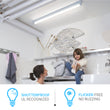 Load image into Gallery viewer, T8 4ft LED Tube/Bulb - 18W 2520 Lumens 5000K Frosted, G13 Base, Single End Power - Ballast Bypass Fluorescent Replacement