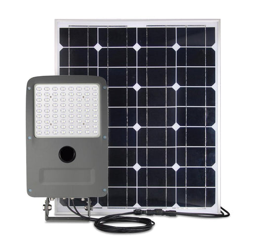 LED Solar Flood Light Set ; 15W w/ 40W Solar Panel ; 6000K - LEDMyplace