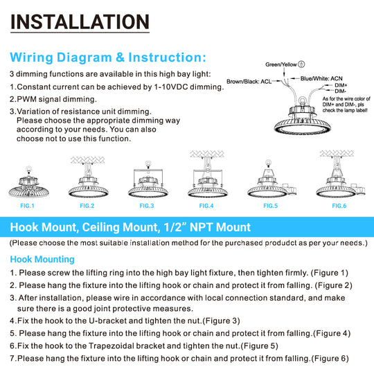 Highbay Light Installation Guide