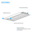 Load image into Gallery viewer, 2x4 LED Troffer Panel Ceiling Light, 2-Pack, 50W, 6250LM, 4000K(Natural White), Dimmable Recessed Ceiling Panel Lights