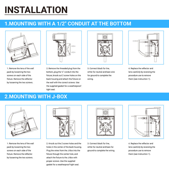 Wall Pack Installation Guide