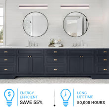 Load image into Gallery viewer, rectangle-led-vanity-lights-dimmable-white-color-shade