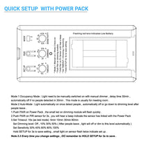 Load image into Gallery viewer, wireless-wall-mount-pir-occuancy-vcancy-sensor-with-switch-manually-turn-on-off-and-dim-command