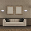 Load image into Gallery viewer, Half-Moon LED Wall Sconce Lights, 12W, 750 LM, White Acrylic Shade, Brushed Nickel Finish